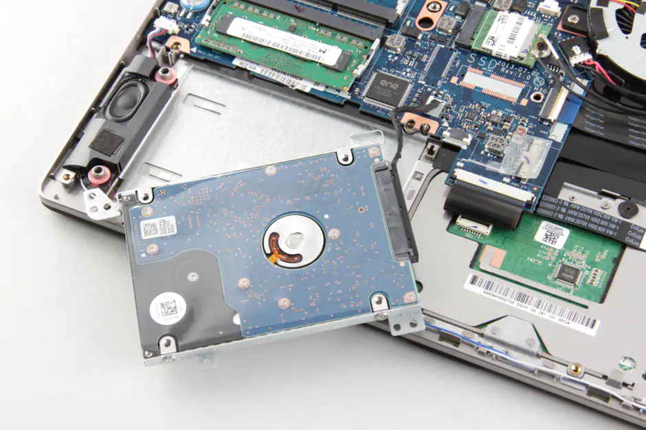 Remove the hard drive
