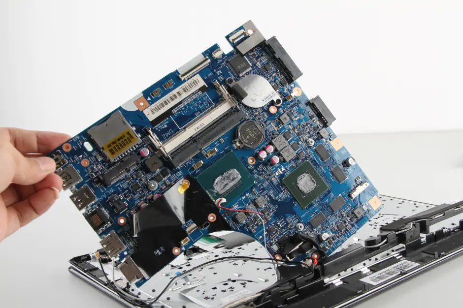 Remove the motherboard