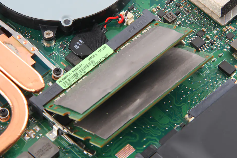 Remove the memory modules