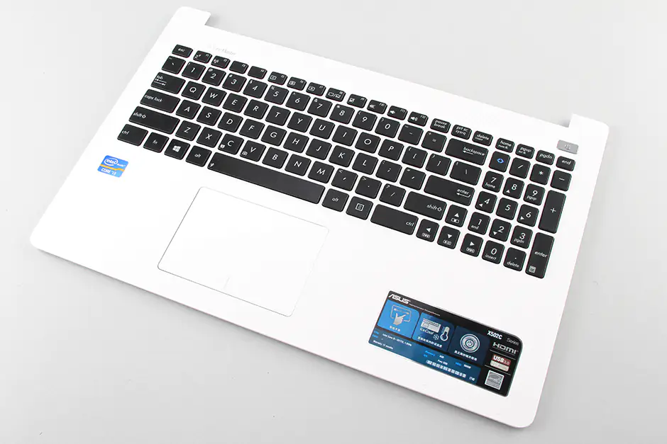 Palm rest and keyboard