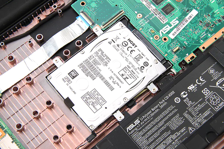 Remove the hard drive