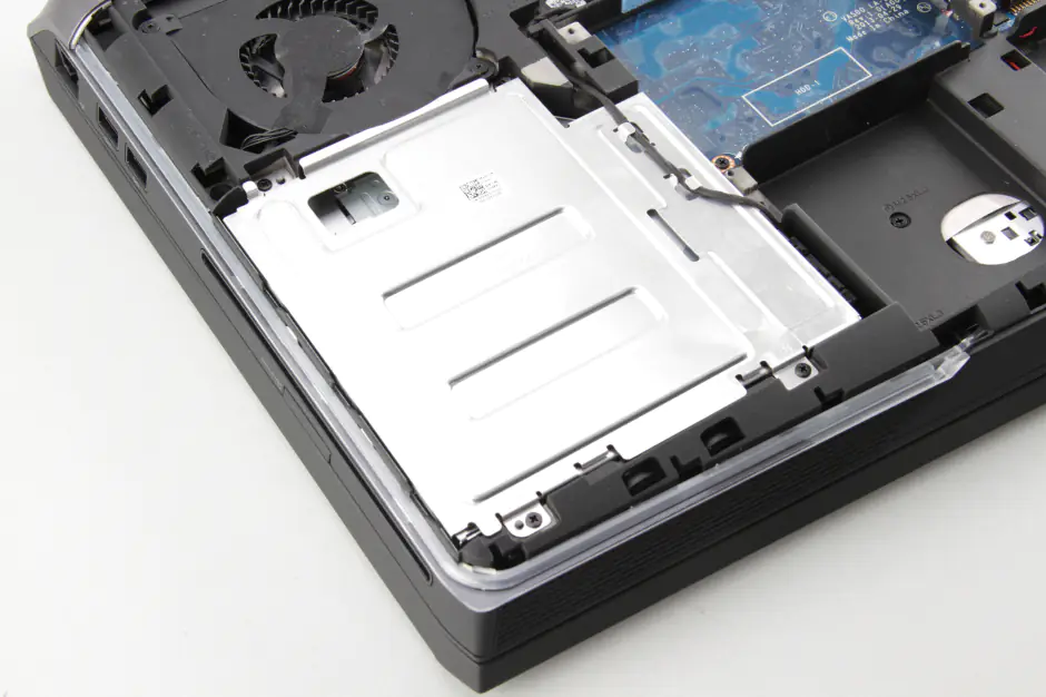 Remove the DVD drive