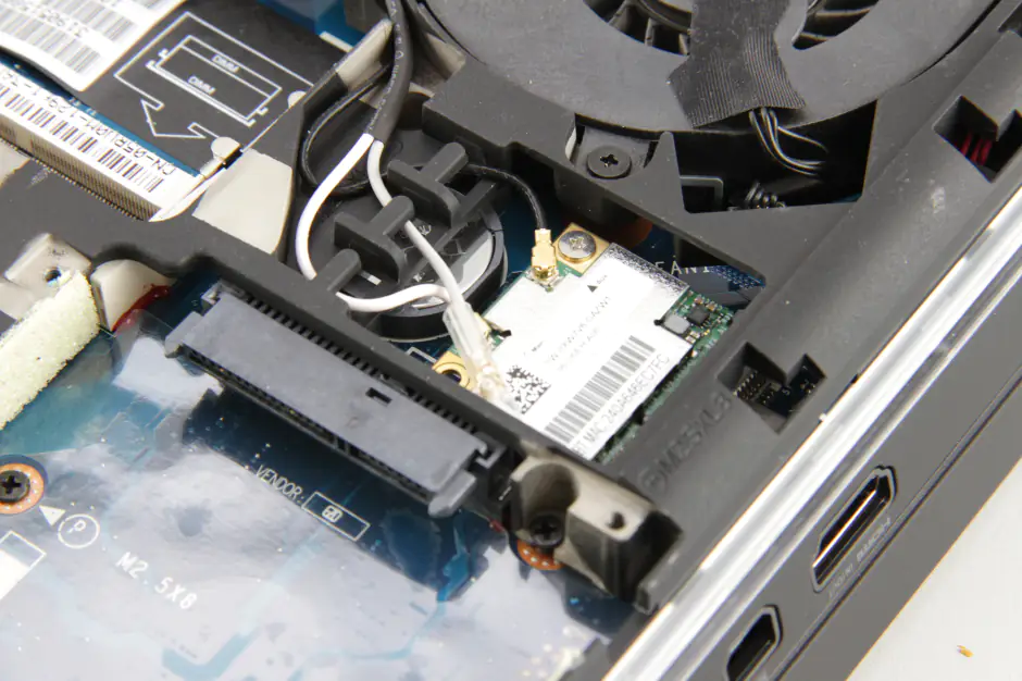 Remove the wireless card