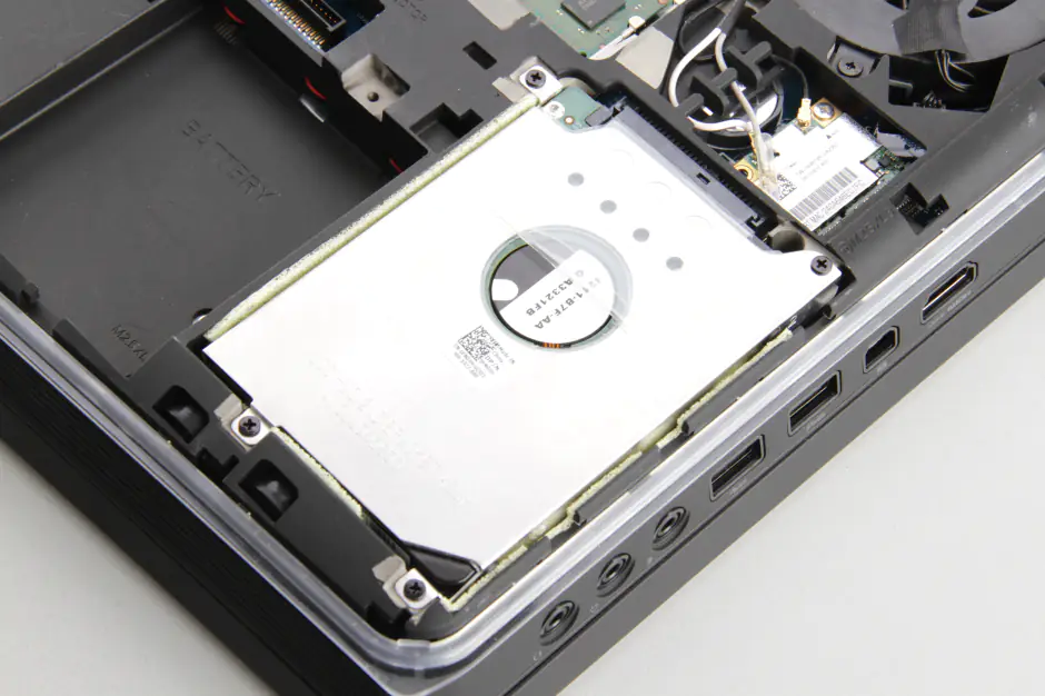 Remove the hard drive