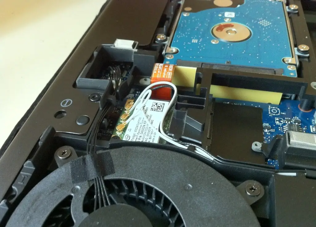 Disconnect the three antenna cables