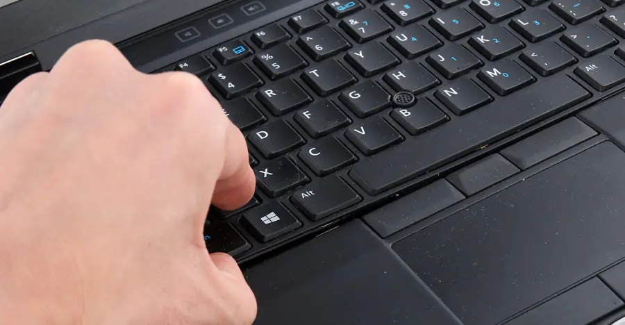 Remove the keyboard