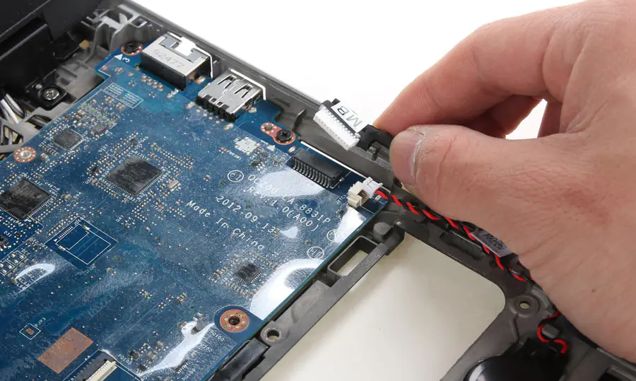 Unplug the LCD cable