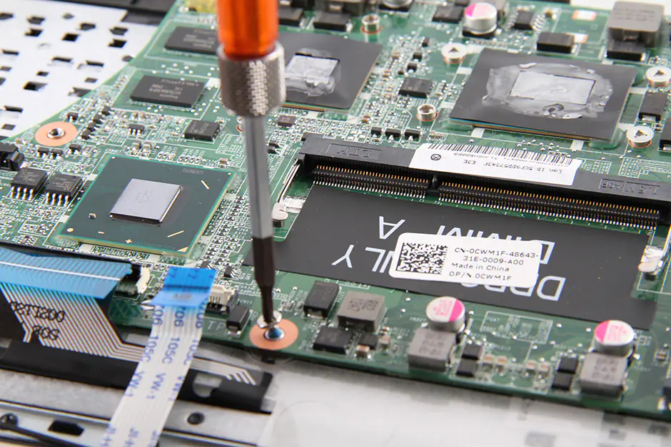 Remove the motherboard