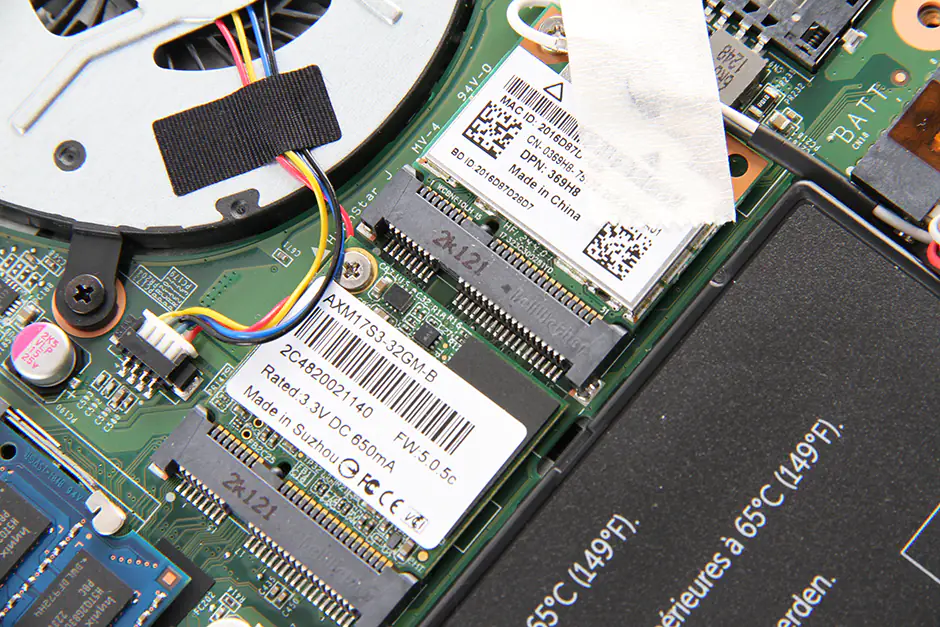 Remove the wireless card