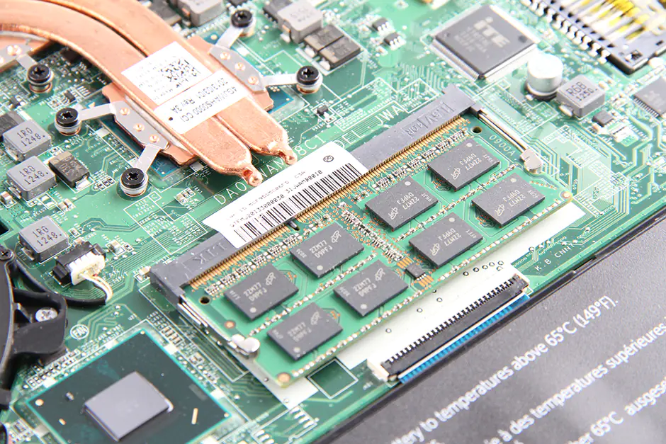 Remove the memory module
