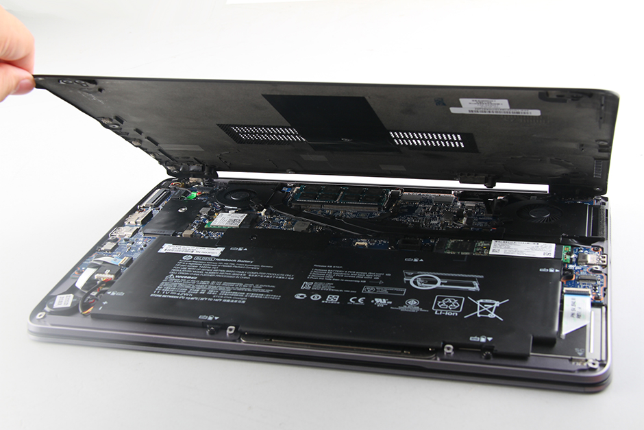 HP EliteBook Folio 1040 G1 disassembly and SSD, RAM, HDD ...