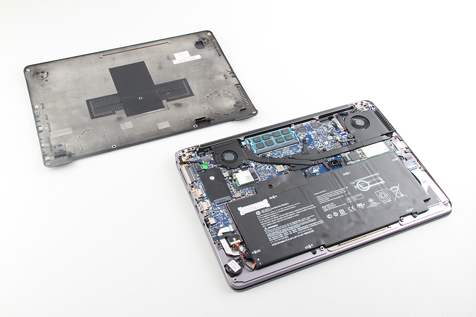 HP EliteBook Folio 1040 G1 disassembly and SSD, RAM, HDD ...