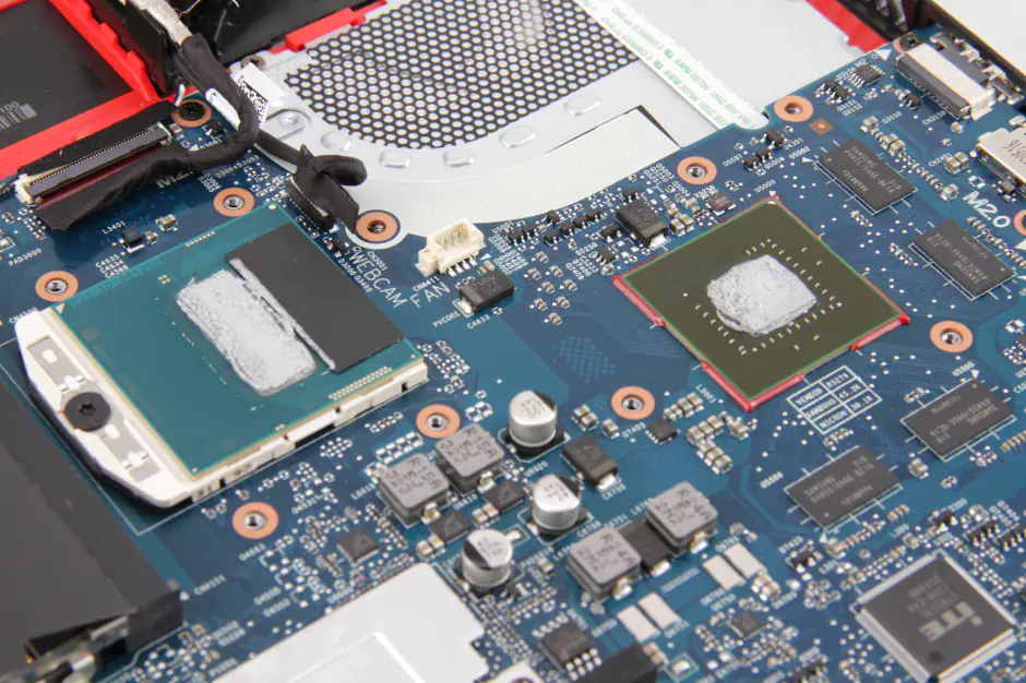 Remove the motherboard