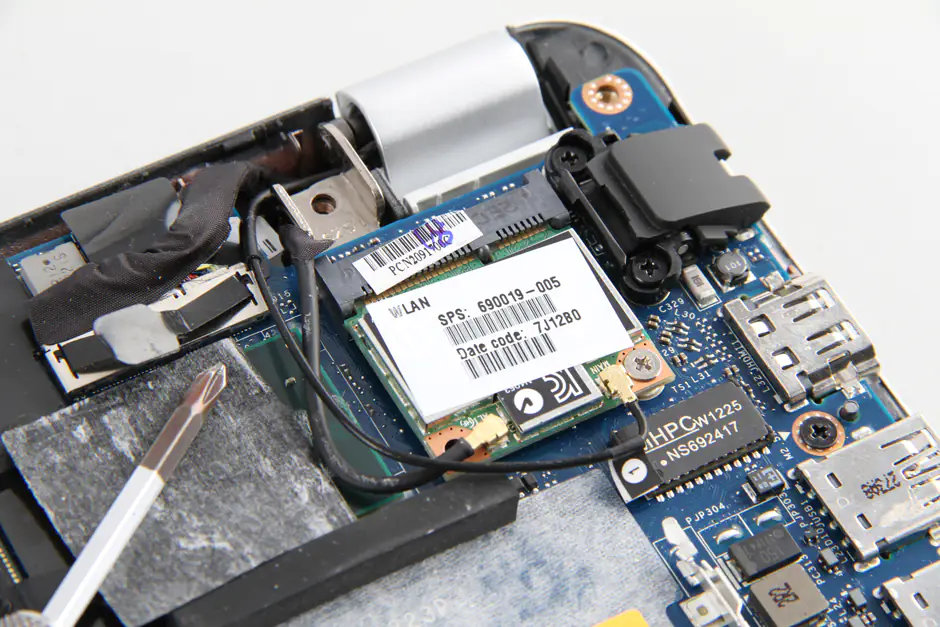 Remove the wireless card