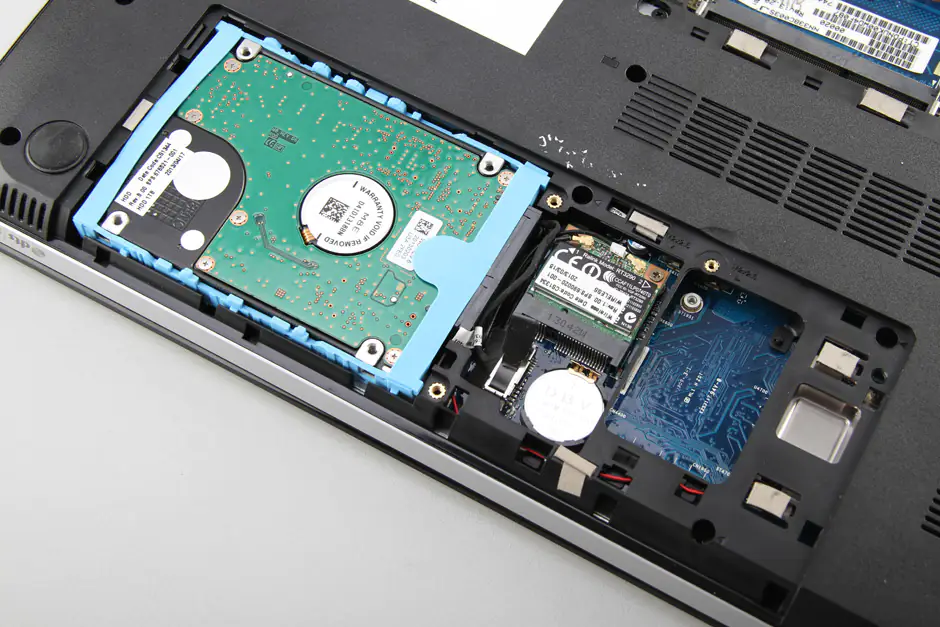 Hard drive and wireless card