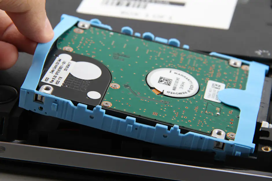 Remove the hard drive