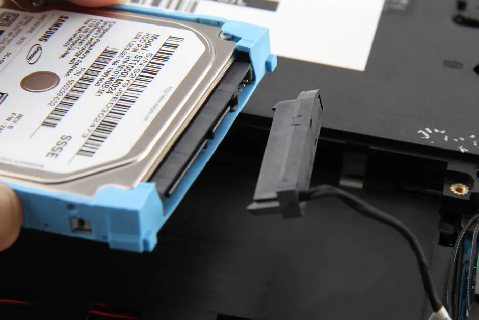 Disconnect the HDD cable
