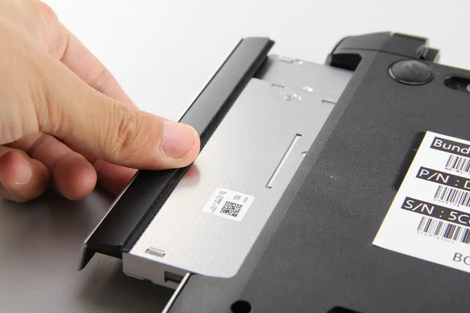 Remove the DVD drive