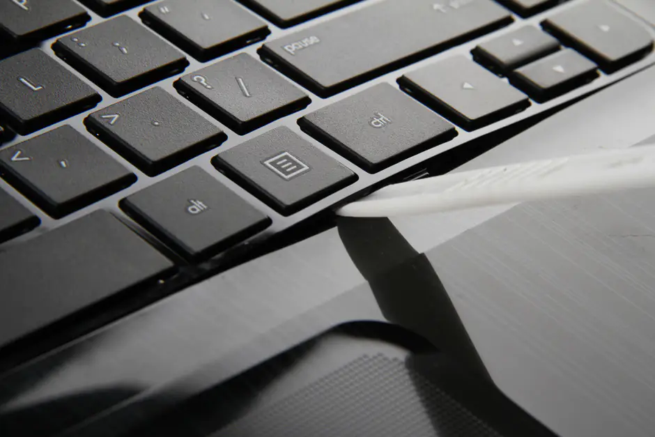 Remove the keyboard