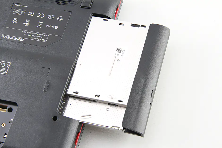Remove the DVD drive