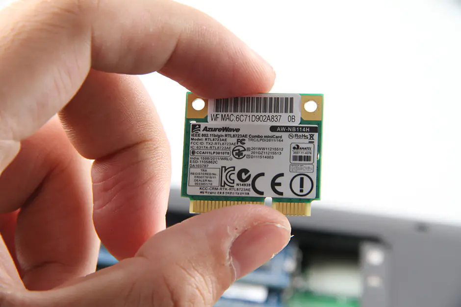 AzureWave wireless card