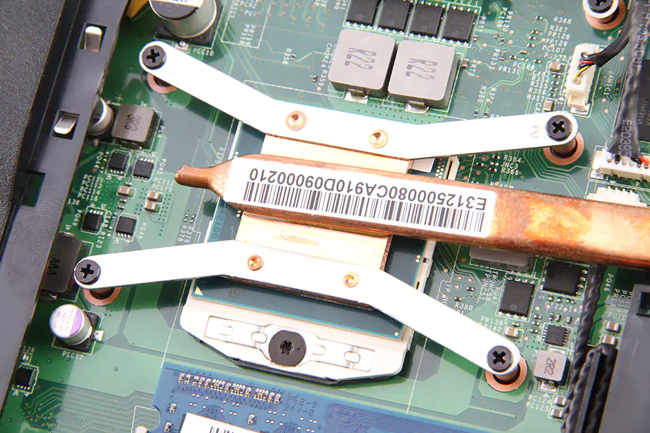 Remove the heat sink