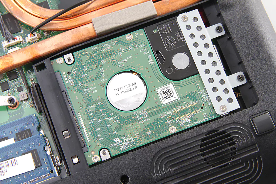 Remove the hard drive
