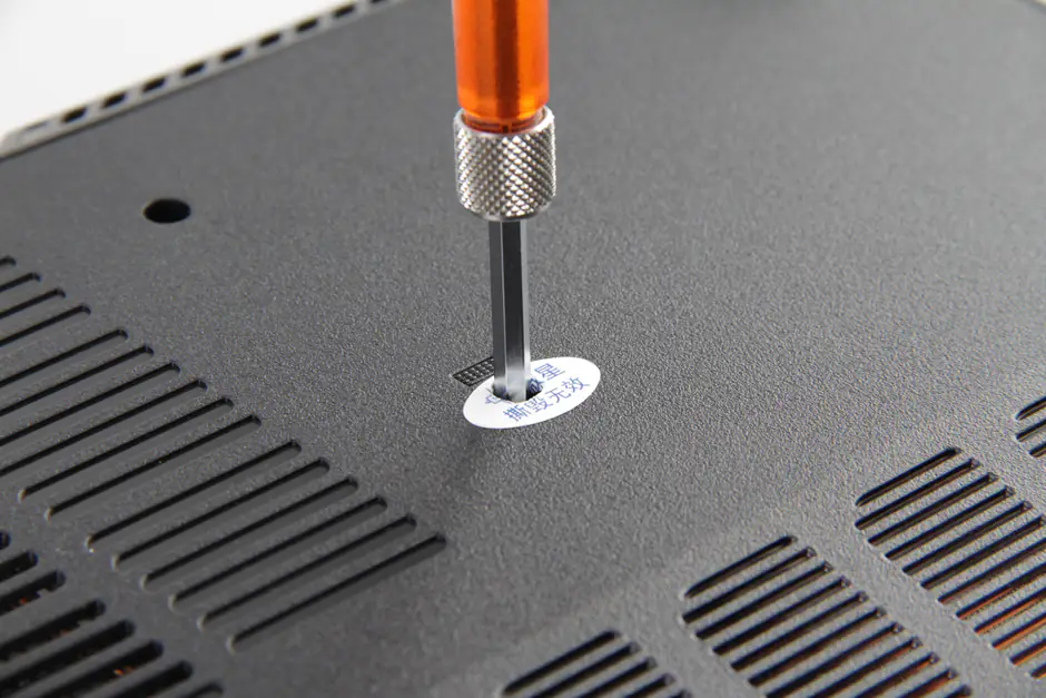 Remove the screw