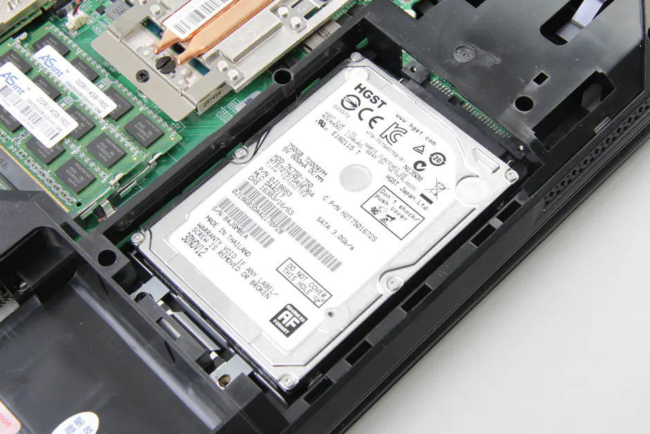 Remove the hard drive