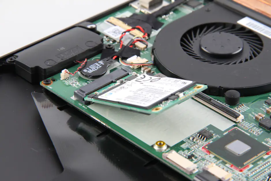 Pull out the SSD