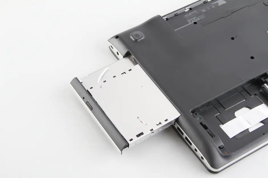 Pull out the DVD drive