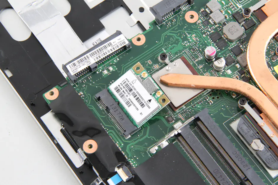 Remove the wireless card
