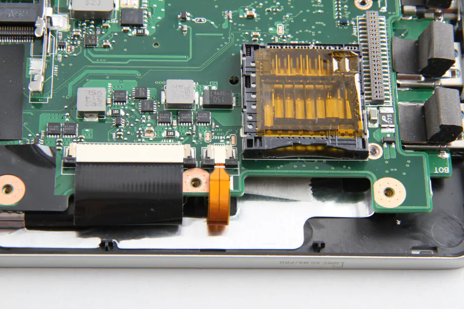 Disconnect the keyboard cable