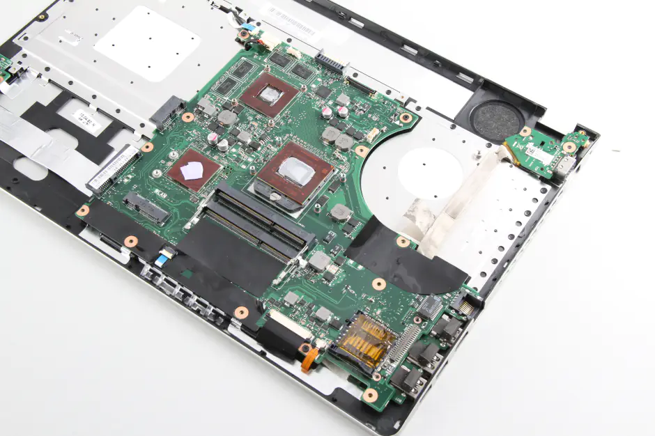 Remove the motherboard