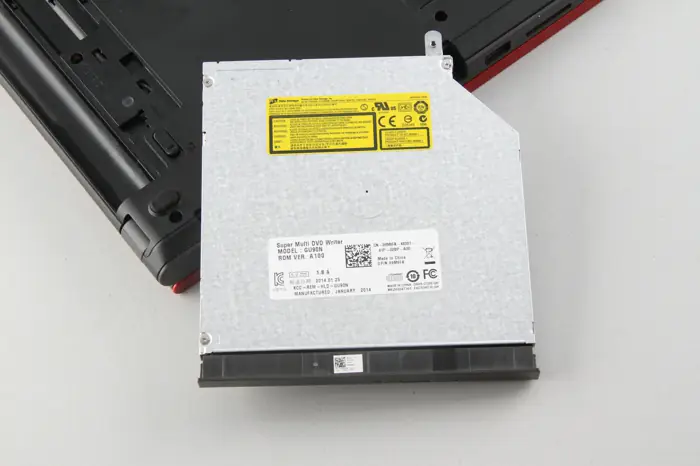 Pull out the DVD drive