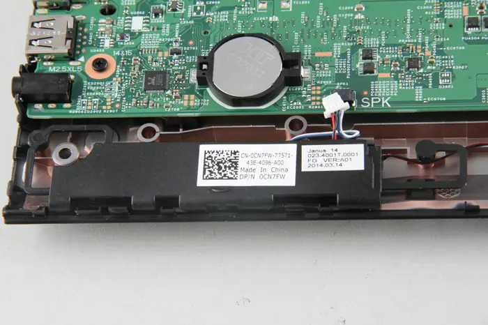 Remove the speakers
