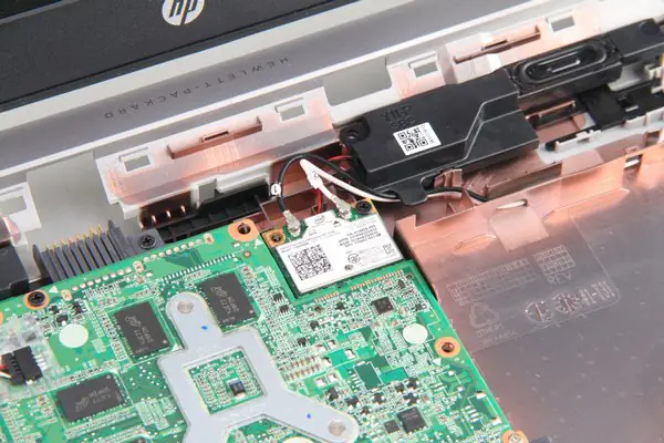 Remove the wireless card