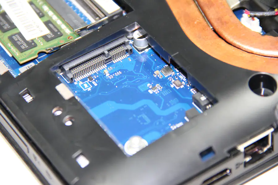 Spare mSATA slot