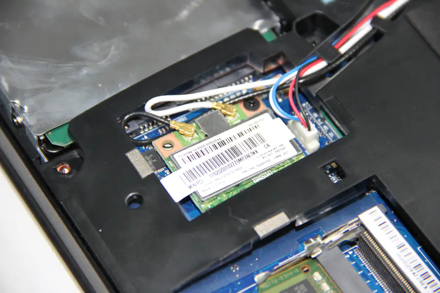 Remove the wireless card