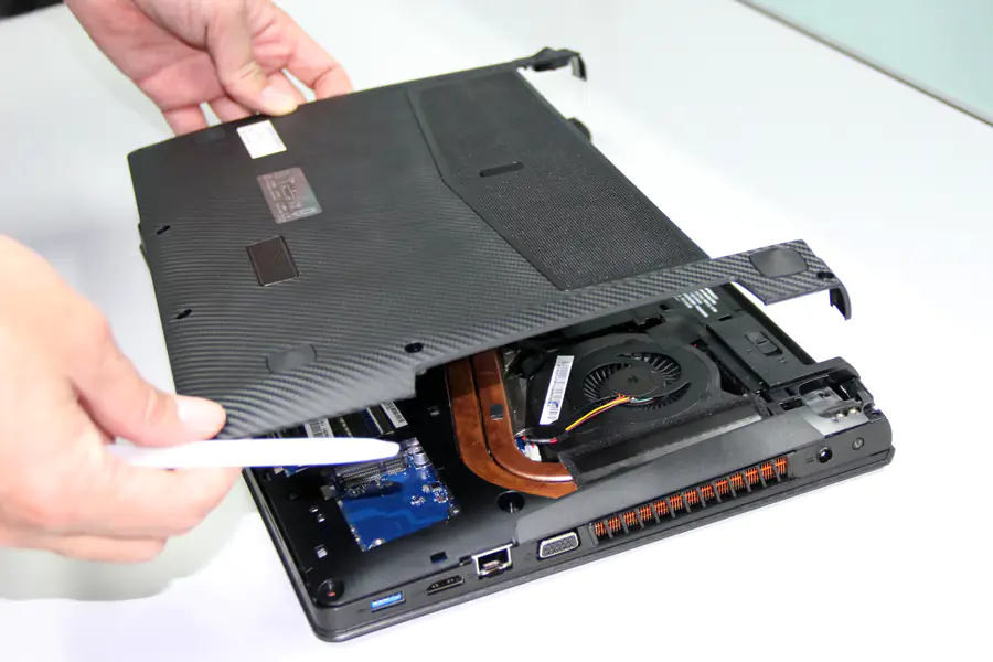 Remove the bottom cover