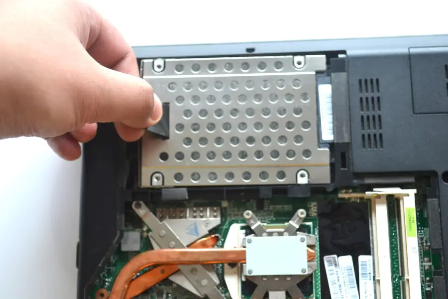 Remove the hard drive