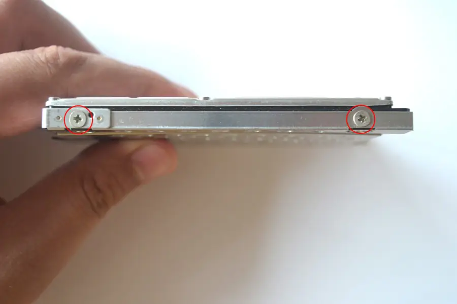 Remove the four screws
