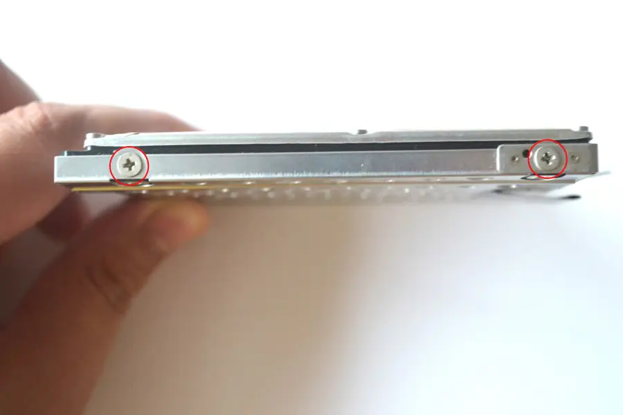 Remove the four screws