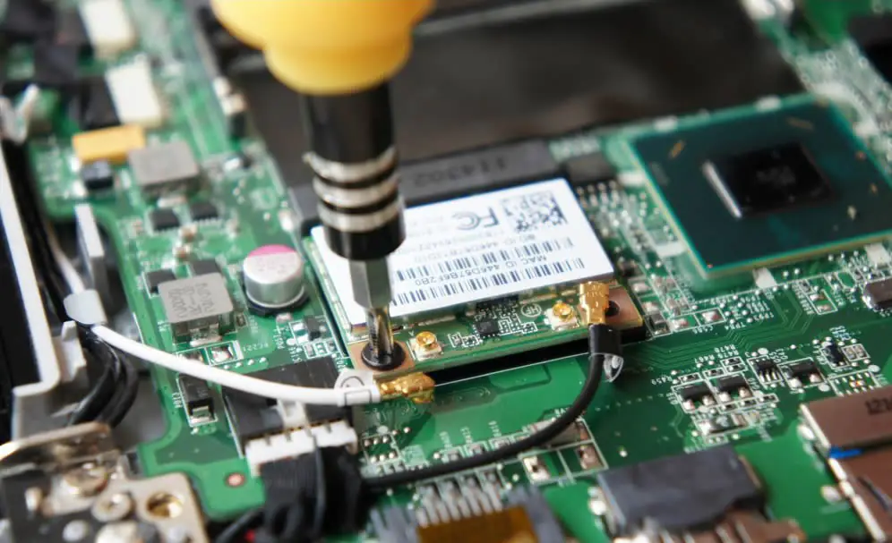 Remove the wireless card