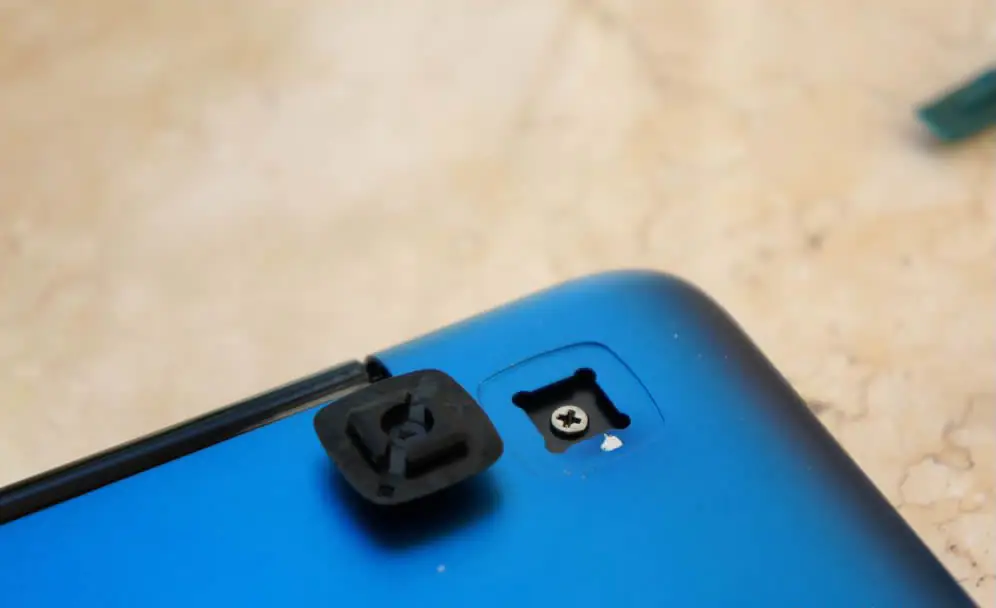 Remove the three screws