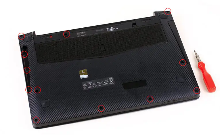 Remove the bottom cover