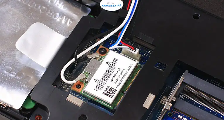 Remove the wireless card