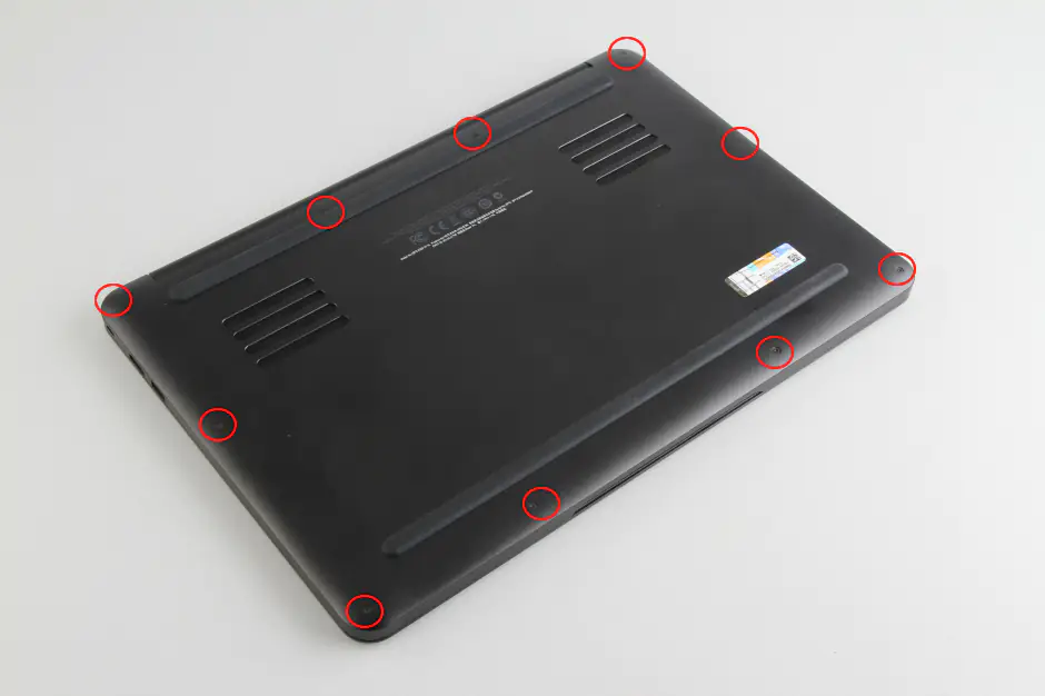 Remove the bottom cover