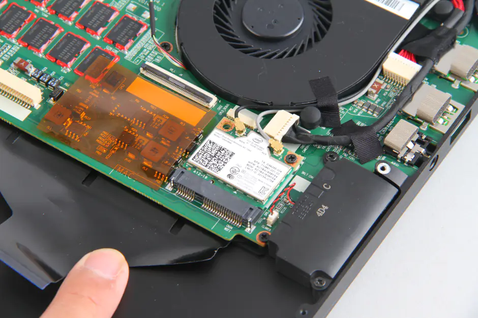 Remove the wireless card