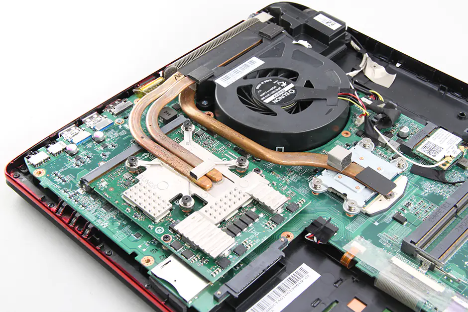 Remove the cooling system